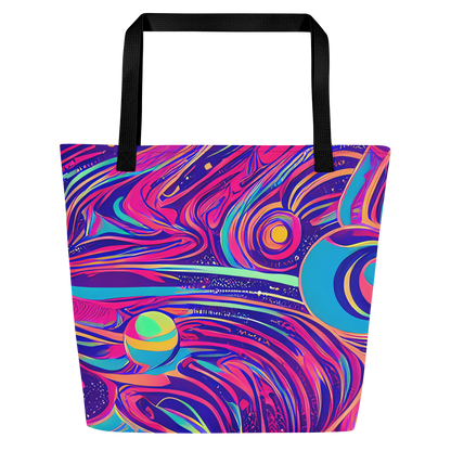 Large Tote Bag w/ Pocket - Nebula Noodles