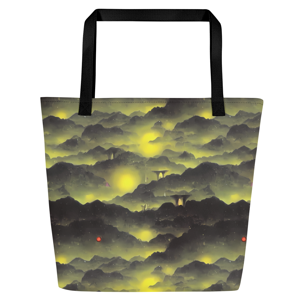 Large Tote Bag w/ Pocket - Spectral Isle