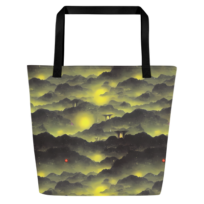 Large Tote Bag w/ Pocket - Spectral Isle