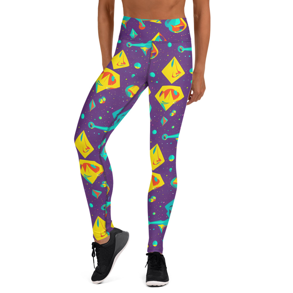 Yoga Leggings - Cascading Prism