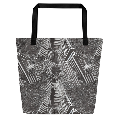 Large Tote Bag w/ Pocket - Piranesi's Web