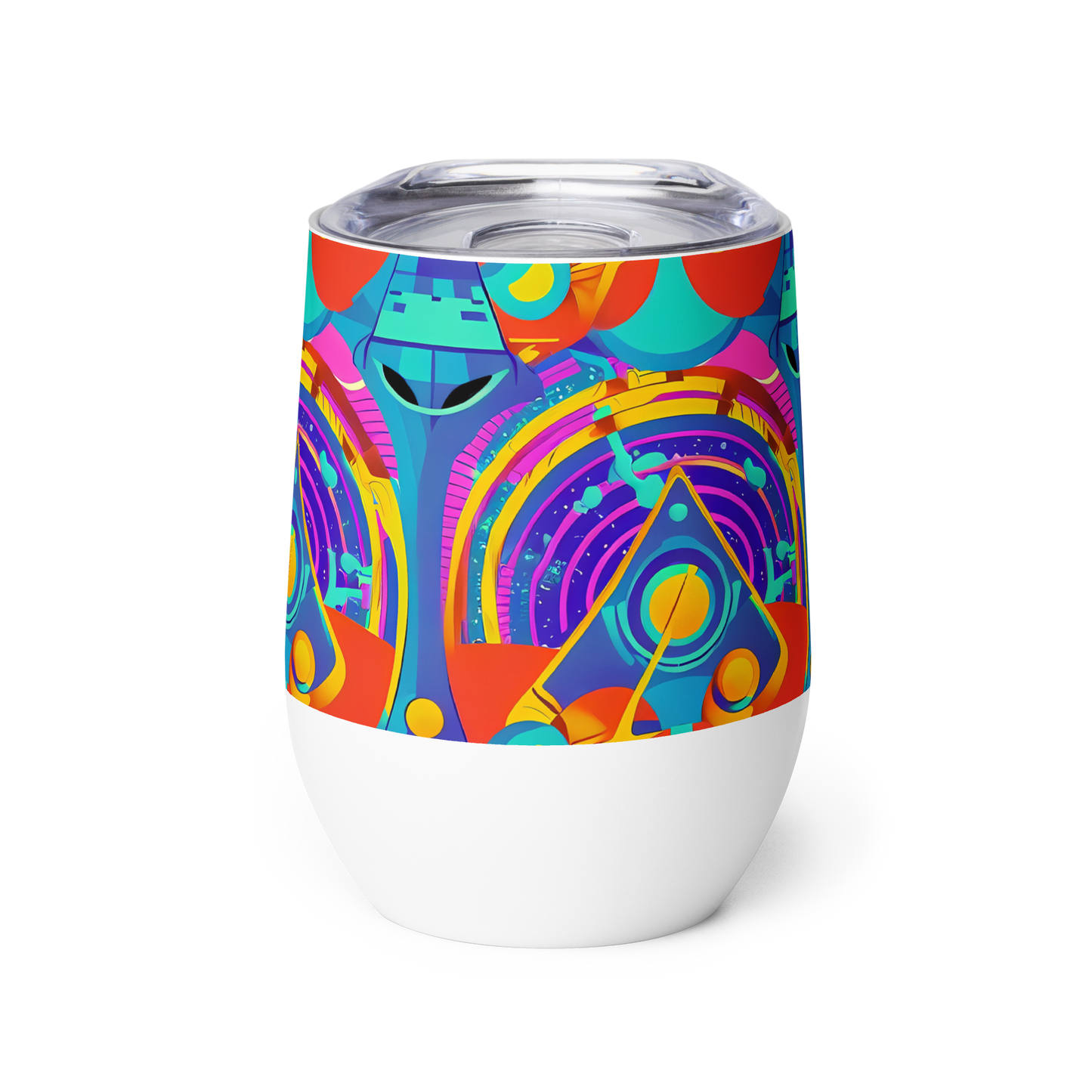 Wine Tumbler - Blast of Color