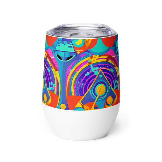 Wine Tumbler - Blast of Color