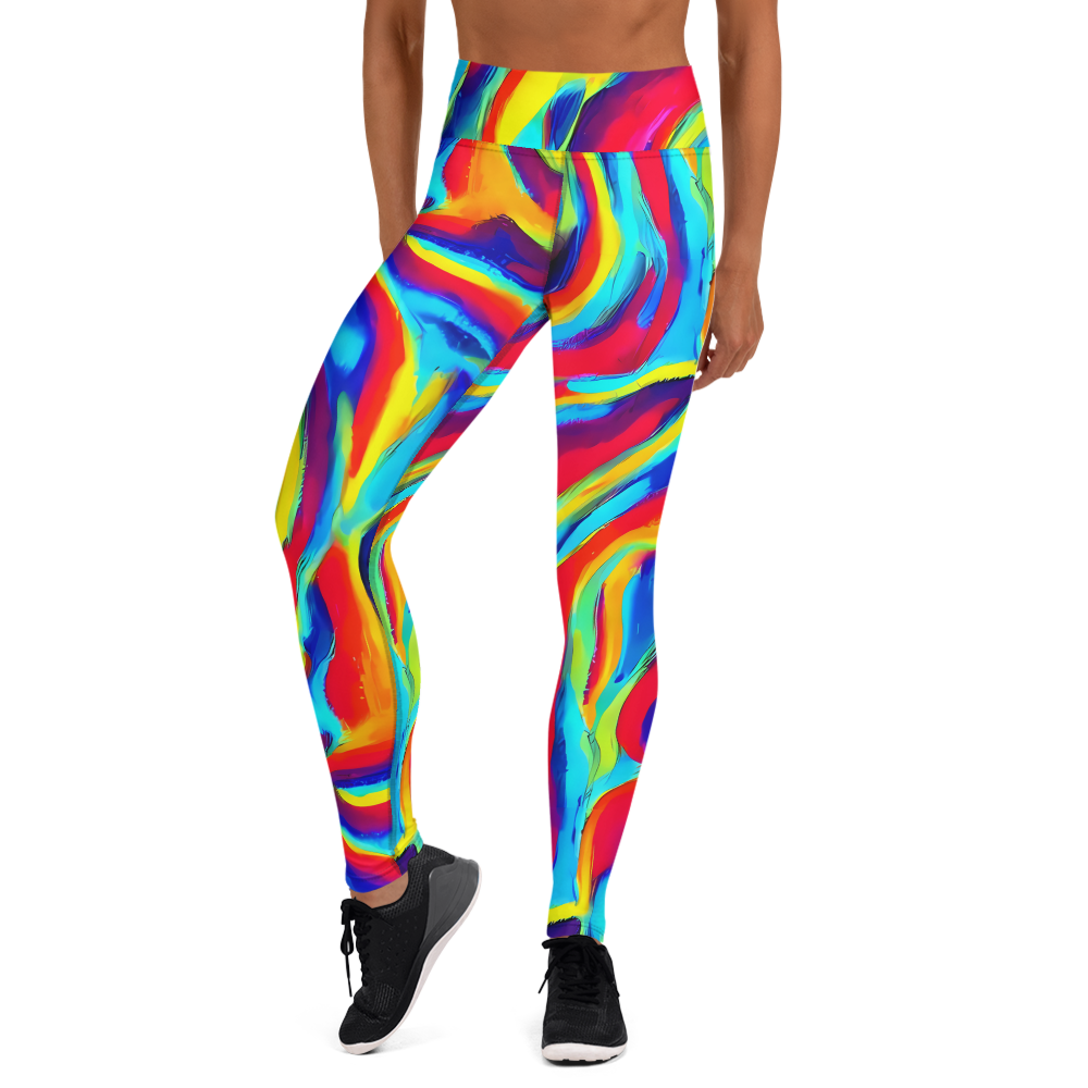 Yoga Leggings - Stael Swirls