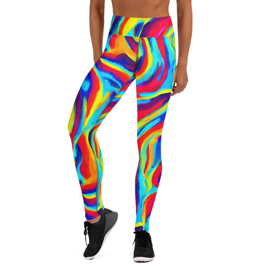 Yoga Leggings - Stael Swirls