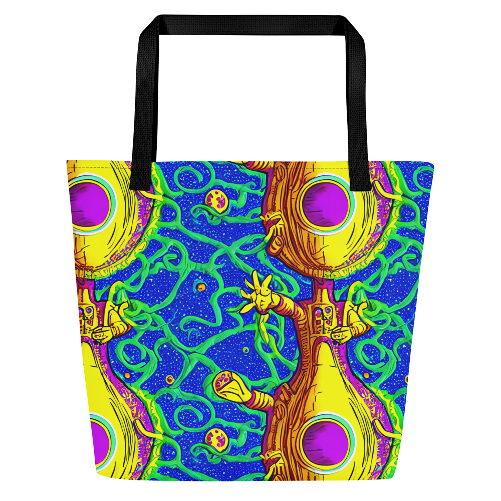 Large Tote Bag w/ Pocket - Sprawling Spectacle