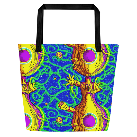 Large Tote Bag w/ Pocket - Sprawling Spectacle