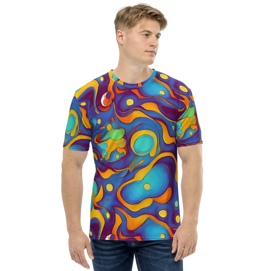 Men's Crew Neck T-Shirt - Pelton Swirl