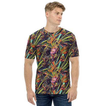 Men's Crew Neck T-Shirt - Psychedelic Deep Space