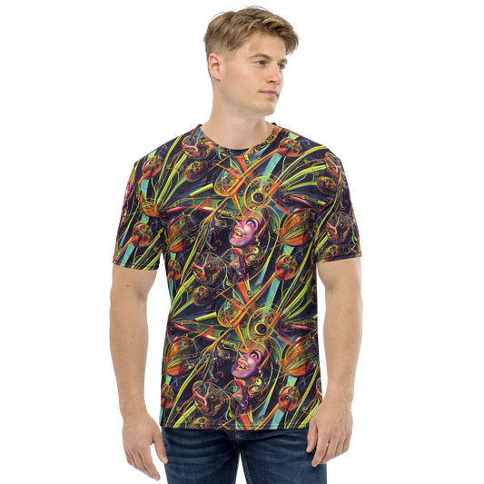 Men's Crew Neck T-Shirt - Psychedelic Deep Space