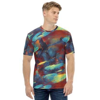 Men's Crew Neck T-Shirt - Journey Through Infinity