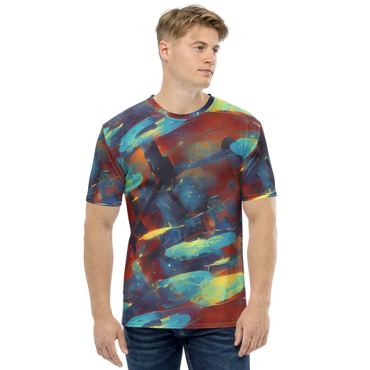 Men's Crew Neck T-Shirt - Journey Through Infinity