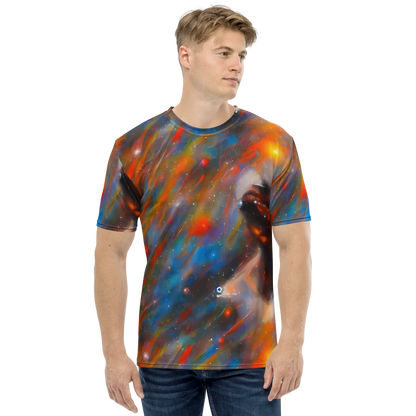 Men's Crew Neck T-Shirt - Painterly Void