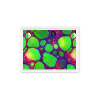 Framed Canvas - Acid Raindrops