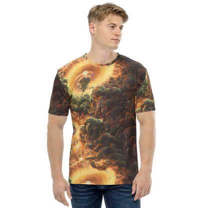 Men's Crew Neck T-Shirt - Volcanic Cascade