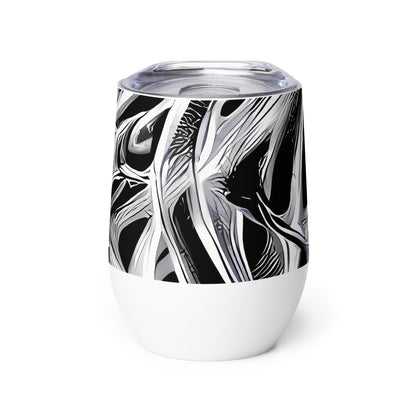 Wine Tumbler - Silver Shadows