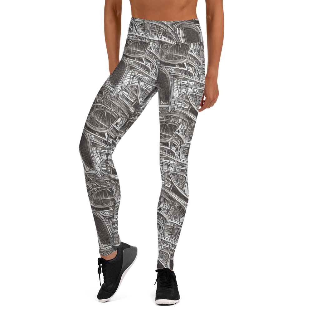 Yoga Leggings - Piranesi's Dream