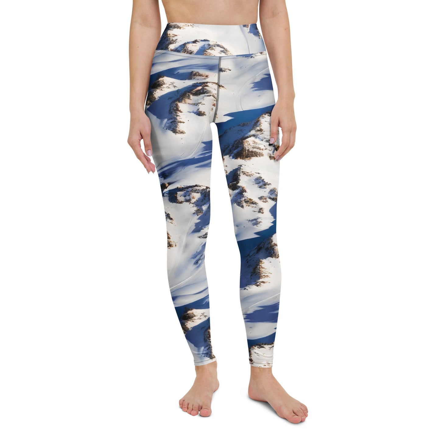 Yoga Leggings - Snowlit Peaks