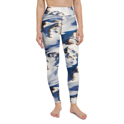 Yoga Leggings - Snowlit Peaks