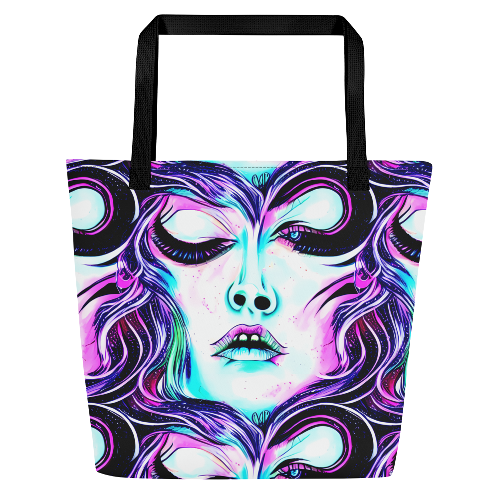 Large Tote Bag w/ Pocket - Chroma Soirée