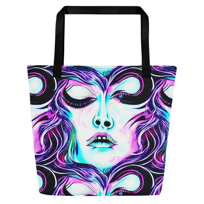 Large Tote Bag w/ Pocket - Chroma Soirée