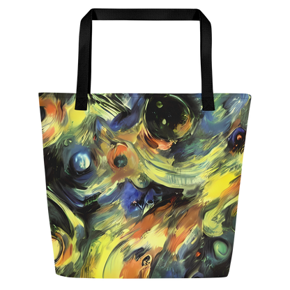 Large Tote Bag w/ Pocket - Seve Swirl