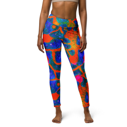 Yoga Leggings - Vibrant Mosaic