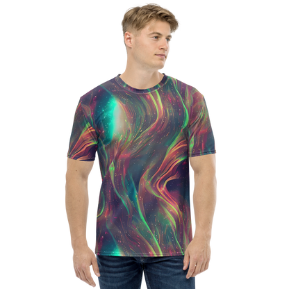 Men's Crew Neck T-Shirt - Temple Wave