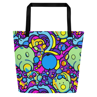 Large Tote Bag w/ Pocket - Enchanted Orbs