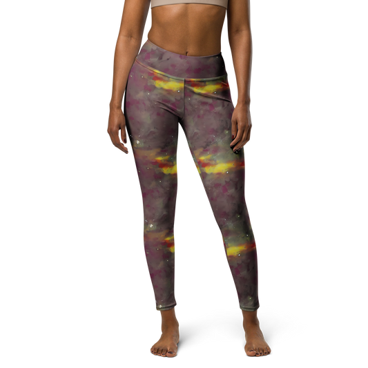 Yoga Leggings - Whispers of Autumn