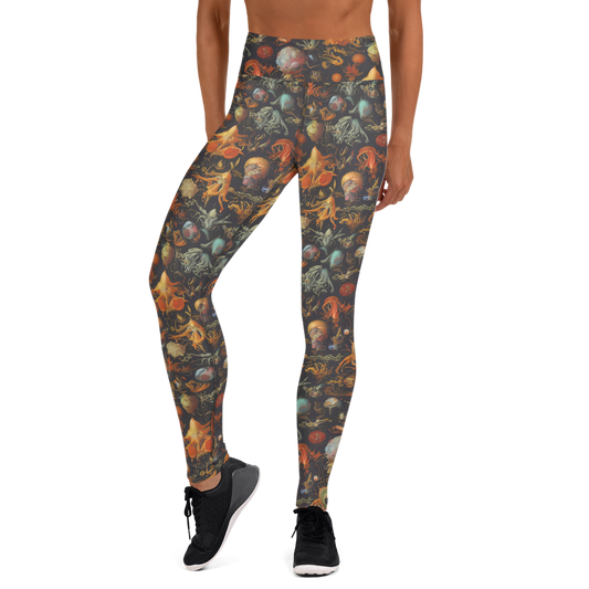 Yoga Leggings - Florescent Void