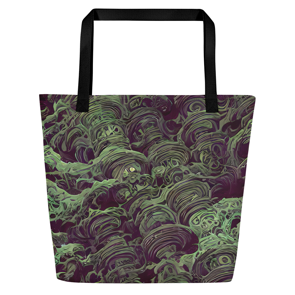 Large Tote Bag w/ Pocket - Knab Whorls