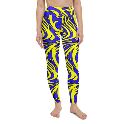 Yoga Leggings - Fleeting Firefly