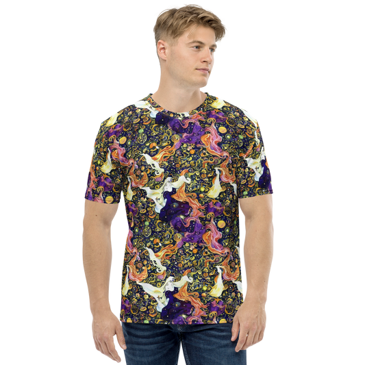 Men's Crew Neck T-Shirt - Ethereal Waltz