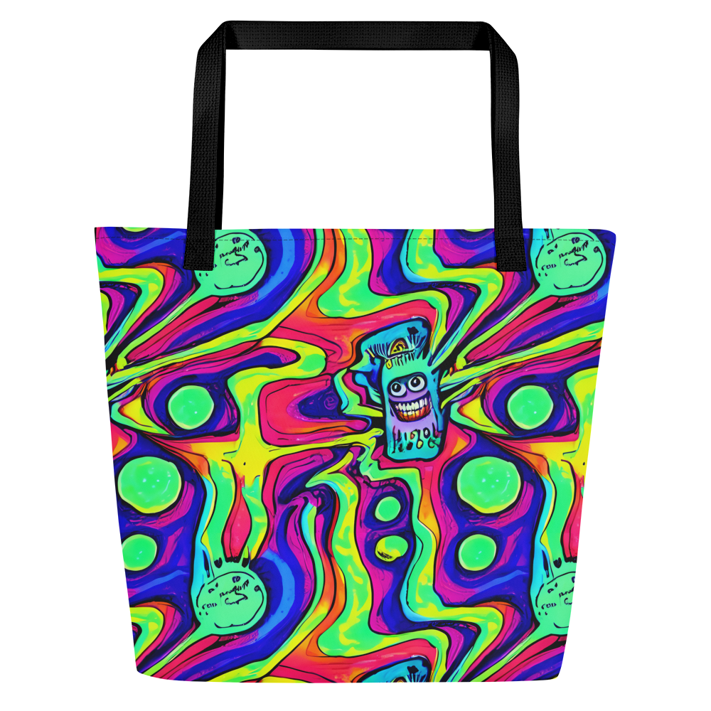 Large Tote Bag w/ Pocket - Frizzled Spirits