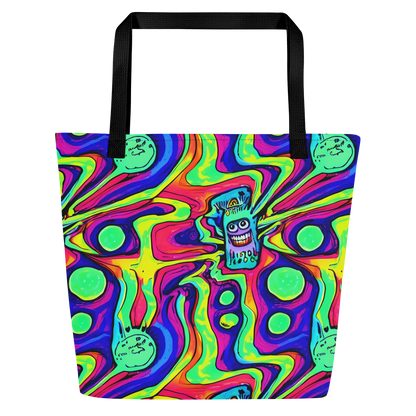 Large Tote Bag w/ Pocket - Frizzled Spirits