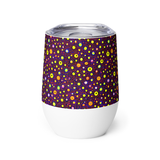 Wine Tumbler - Cosmic Dotscape