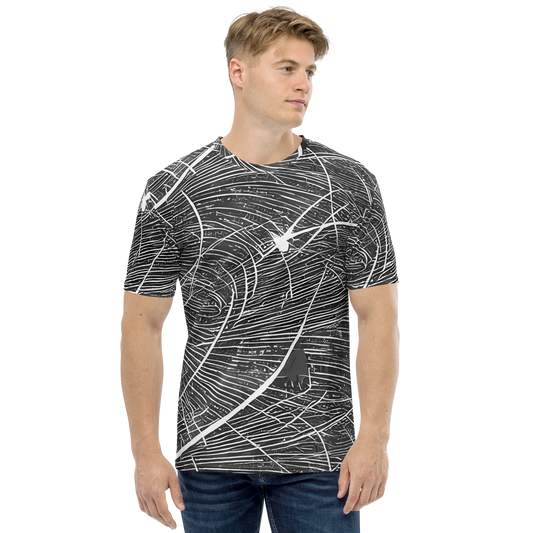 Men's Crew Neck T-Shirt - Silver Echo