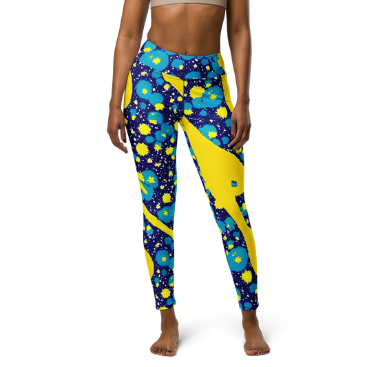 Yoga Leggings - Starburst Splash