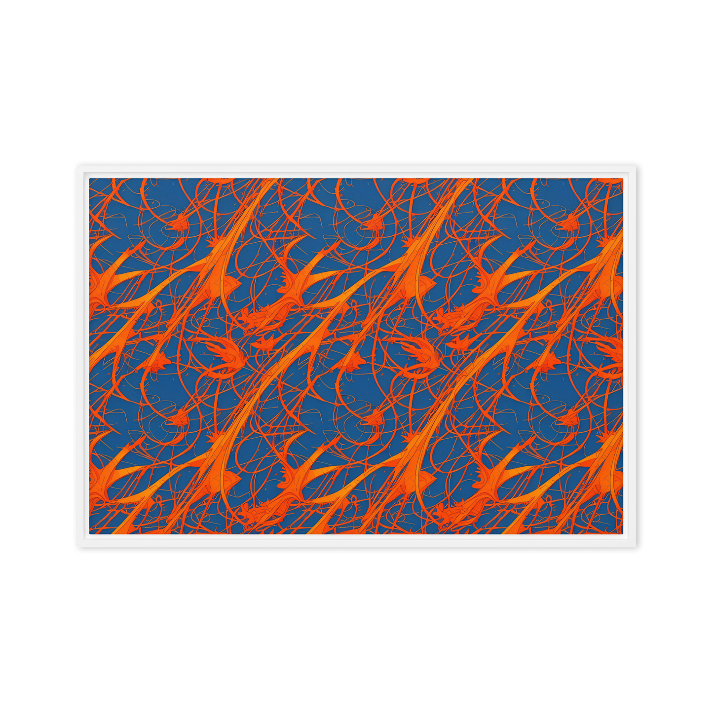 Framed Canvas - Nautical Ember