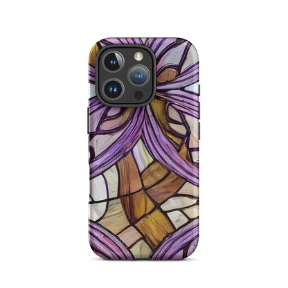 Tough Case for iPhone® - Stained Glass Whirl