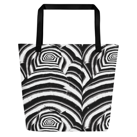 Large Tote Bag w/ Pocket - Dupain Swirl