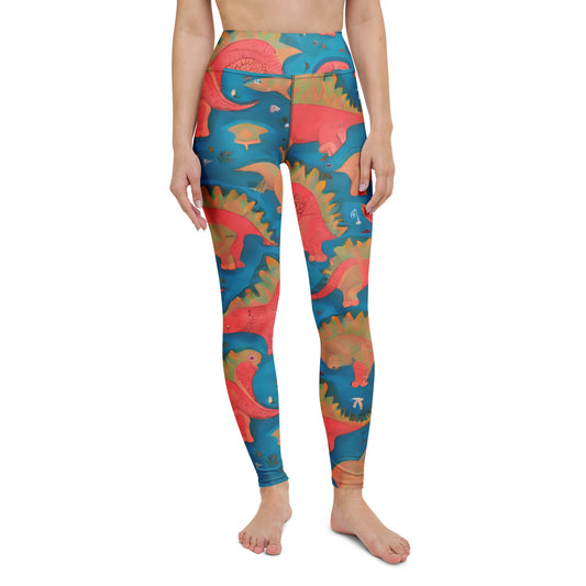 Yoga Leggings - Jurassic Jive