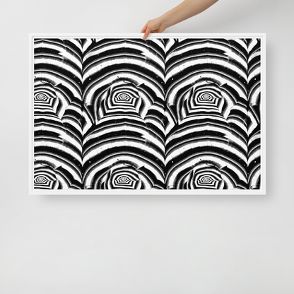 Framed Canvas - Dupain Swirl