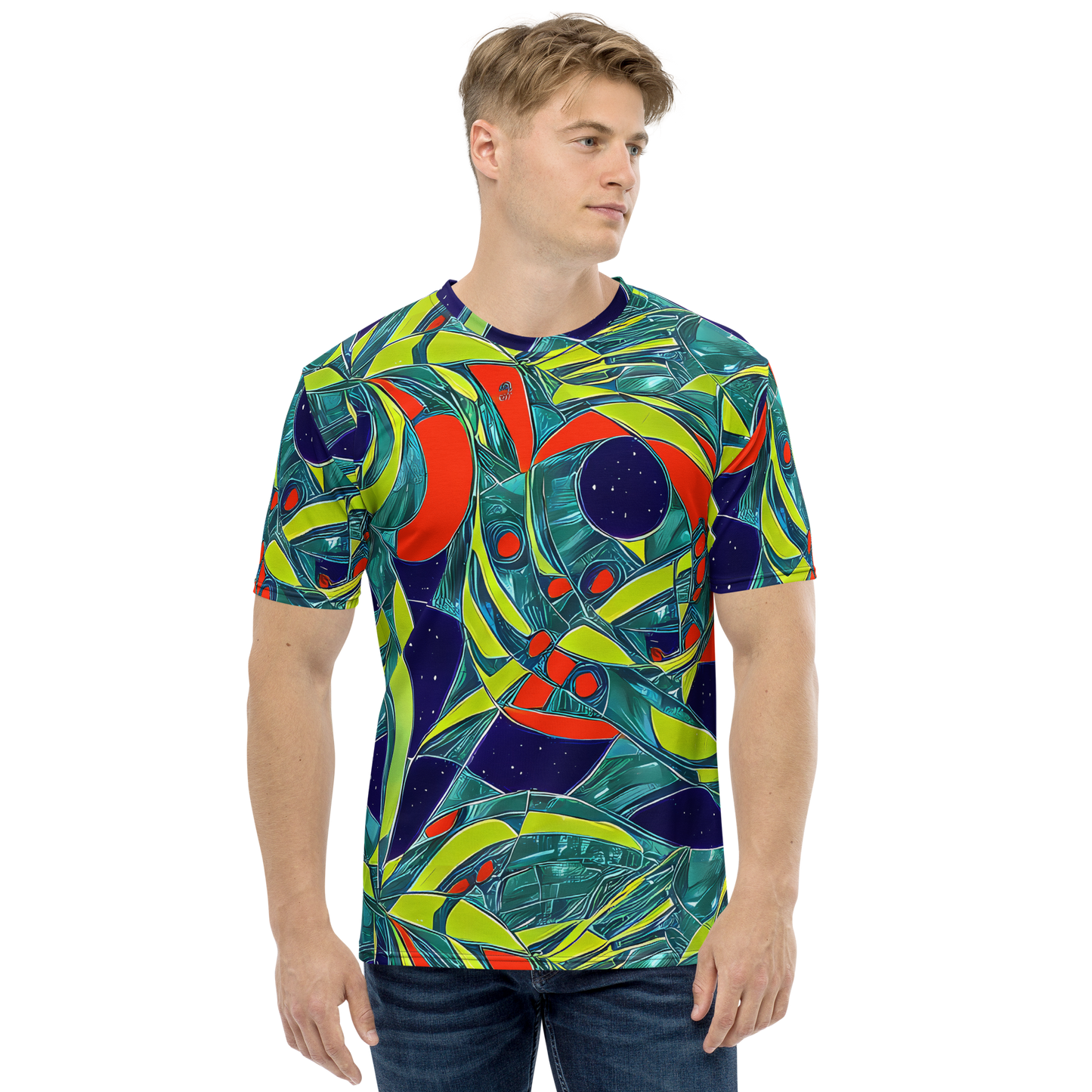 Men's Crew Neck T-Shirt - Harmonic Mirage