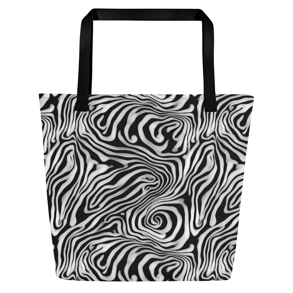 Large Tote Bag w/ Pocket - Warped Cosmos