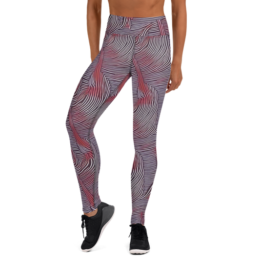 Yoga Leggings - Nebula Waves