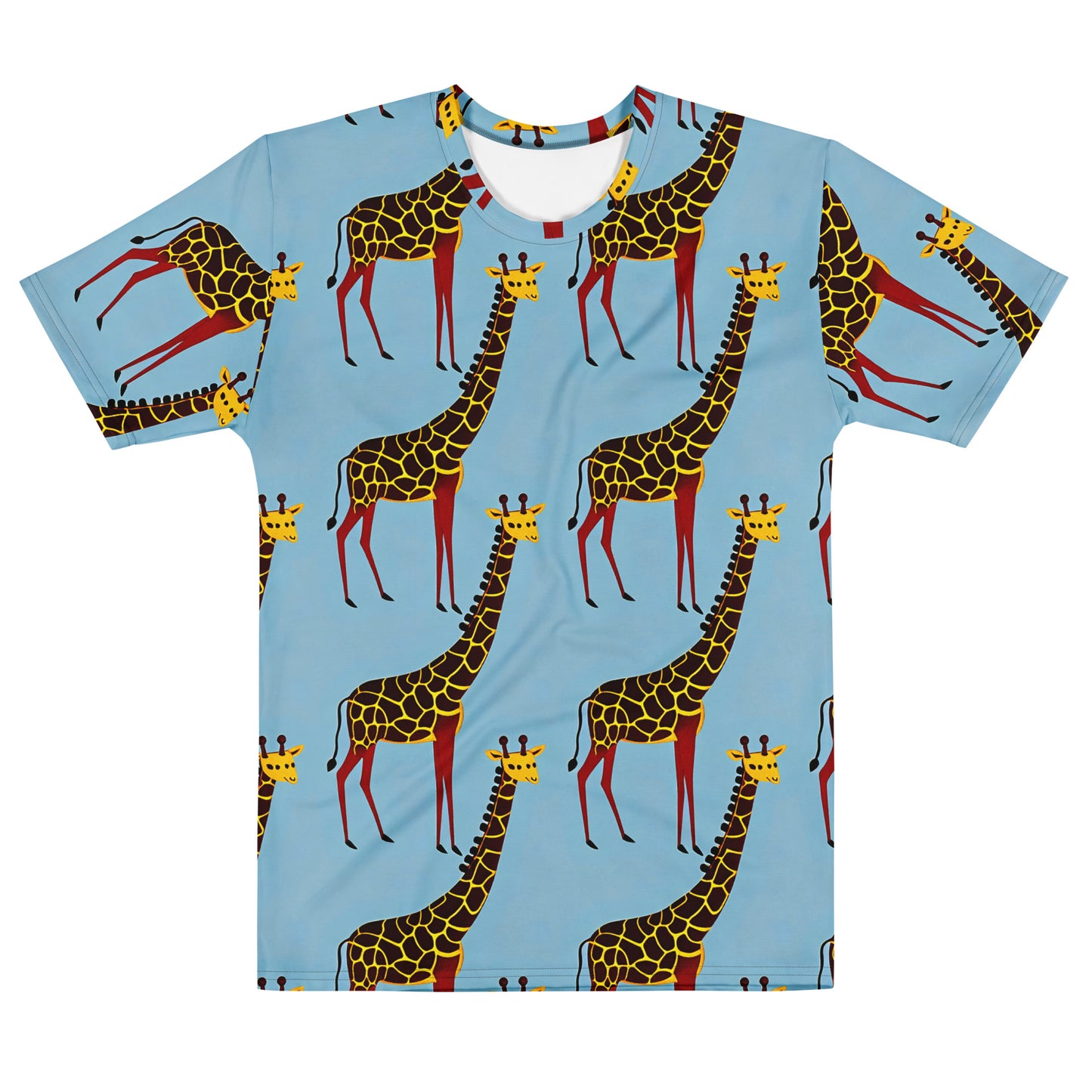 Men's Crew Neck T-Shirt - Giraffe Groove