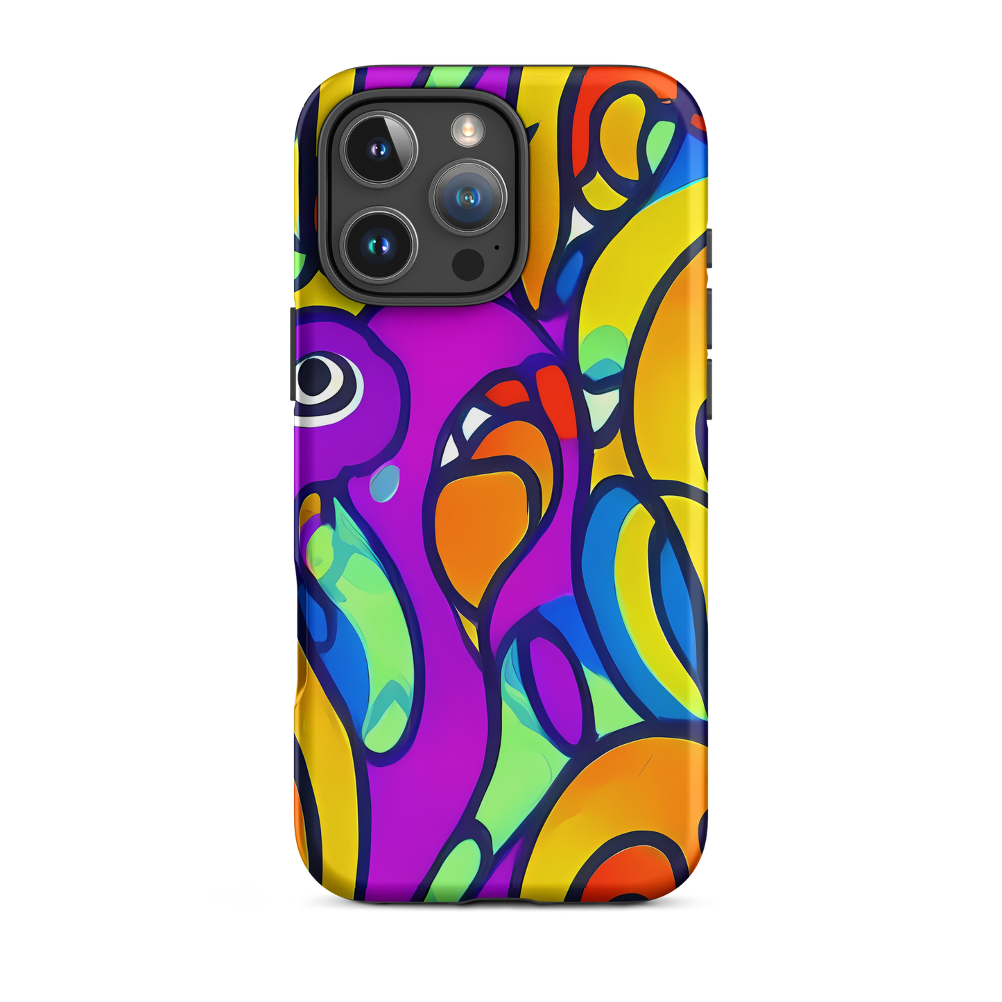 Tough Case for iPhone® - Kaleido Fish