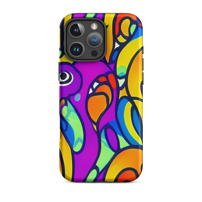 Tough Case for iPhone® - Kaleido Fish